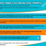 Hydrogen Water and Bone Health